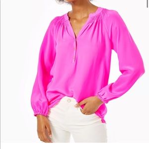 Pink Lilly Pulitzer blouse - XL